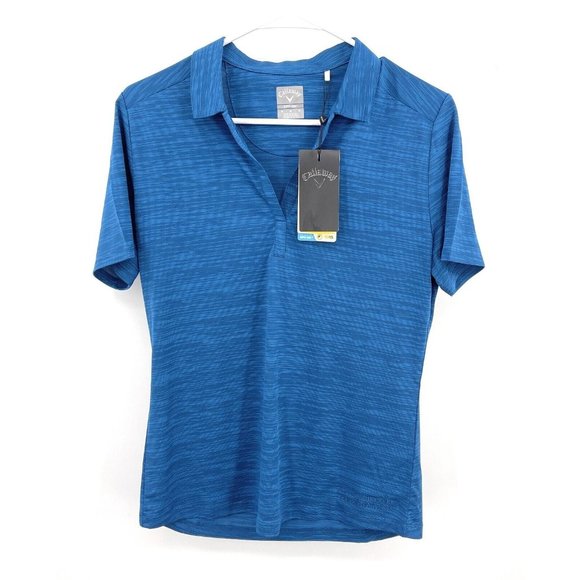 Callaway Tops - Callaway Golf Polo Women's M Moisture Wicking Embroidered Blue